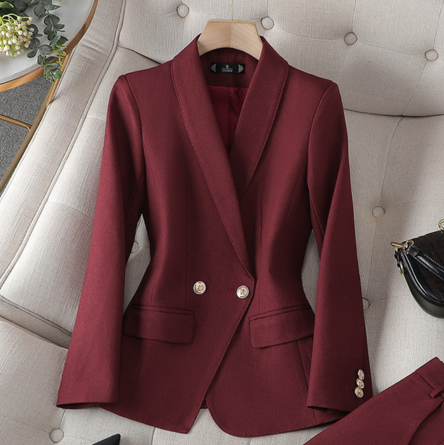 Damen Blazer- und Hosen-Set – Celestine