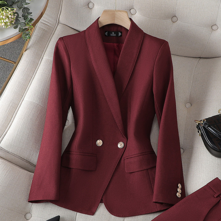 Damen Blazer- und Hosen-Set – Celestine