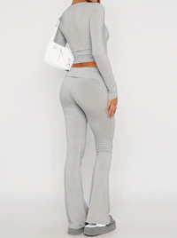 Comfortable 2-Piece Flare Set – Nova