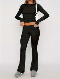 Comfortable 2-Piece Flare Set – Nova