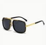Stilvolle Unisex-Sonnenbrille mit schicker Verarbeitung – SunEdge Flair