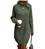 Stilvolles Gestricktes Kleid mit Rollkragen – Maris
