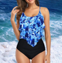 Tankini mit Rüschen und hoher Taille – Neriah