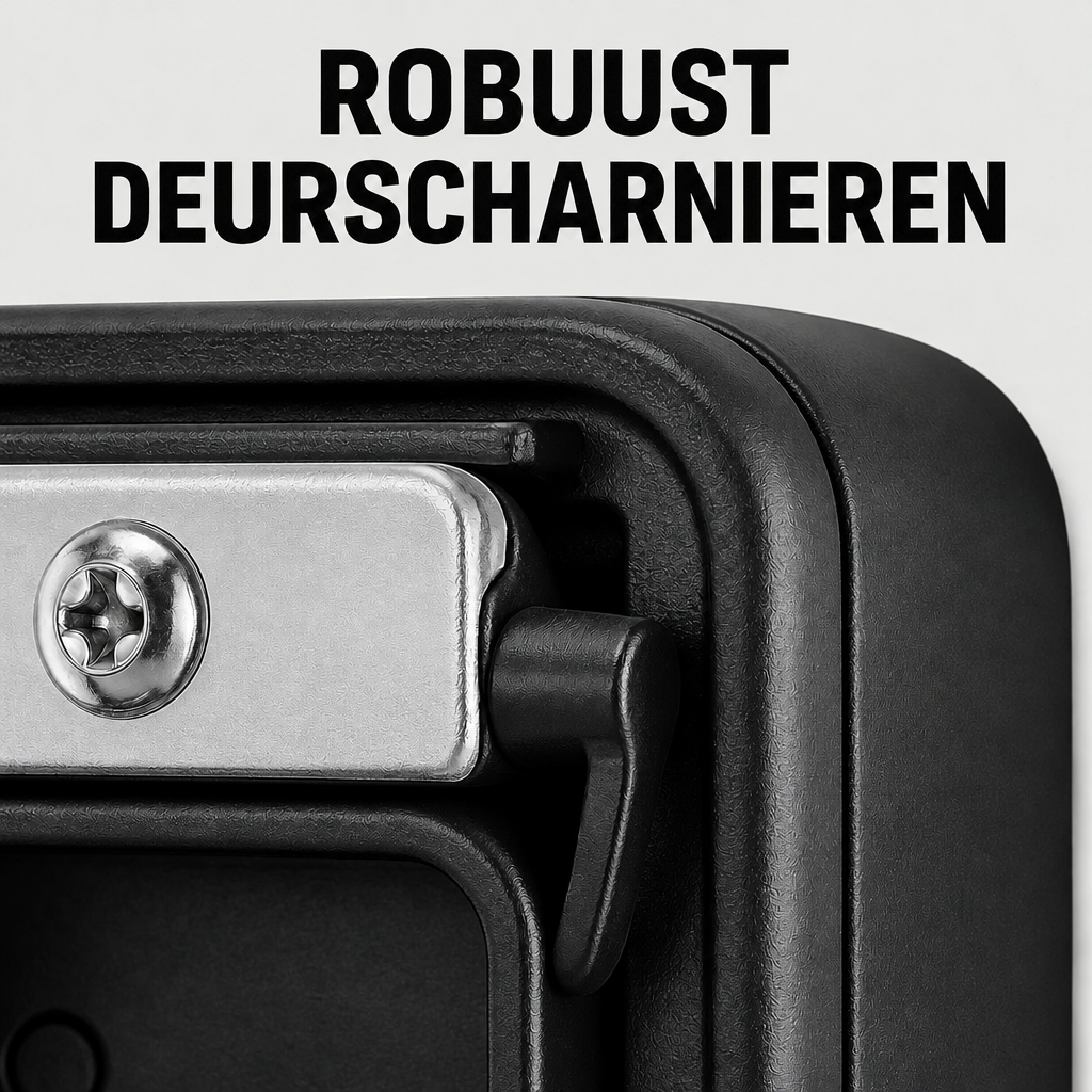 Schlüsselsafe mit Code | Wetterfestes Metall | Einstellbares Kombinationsschloss
