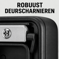 Schlüsselsafe mit Code | Wetterfestes Metall | Einstellbares Kombinationsschloss