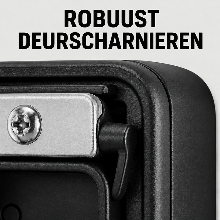 Schlüsselsafe mit Code | Wetterfestes Metall | Einstellbares Kombinationsschloss