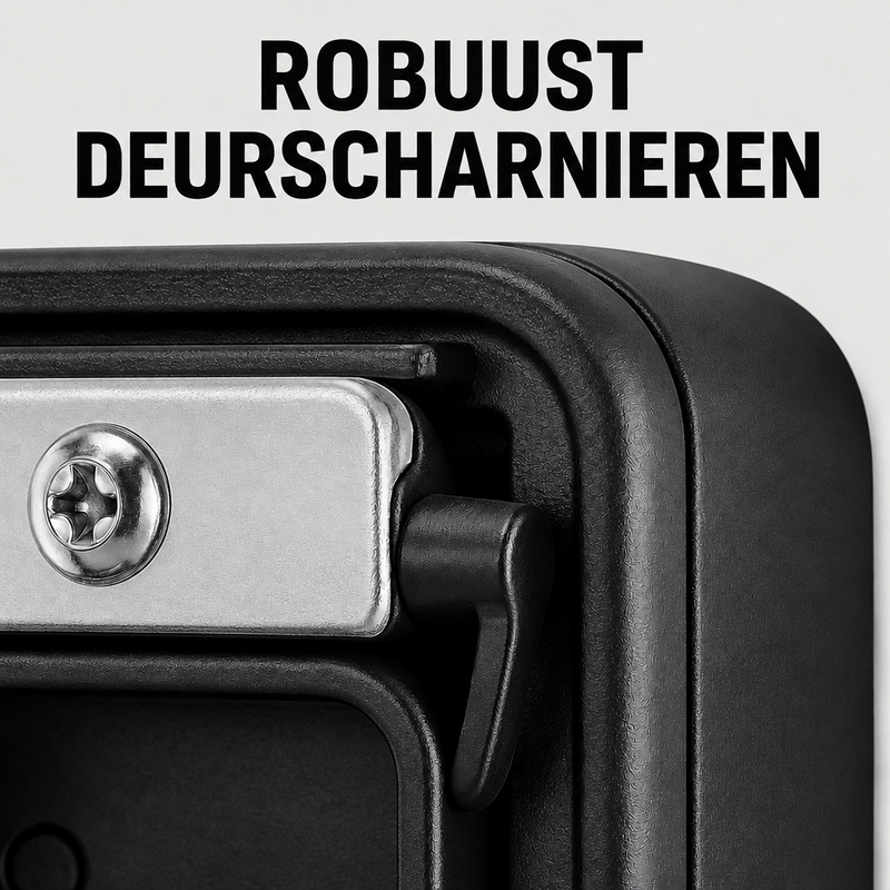 Schlüsselsafe mit Code | Wetterfestes Metall | Einstellbares Kombinationsschloss