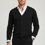 Schmal Geschnittene Strickjacke Mit Langen Ärmeln - Devin