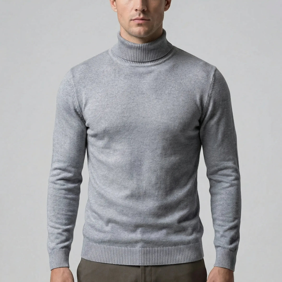 Schmal Geschnittener Rollkragenpullover Für Herren - Dario