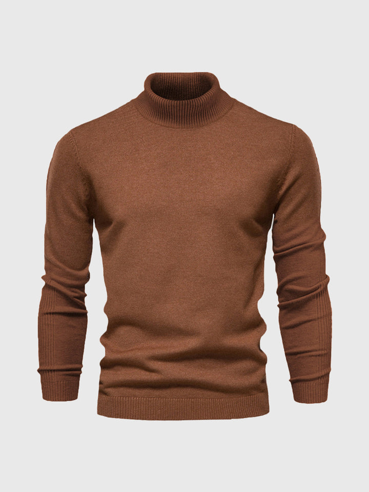 Schmal Geschnittener Rollkragenpullover Für Herren - Dario