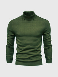 Schmal Geschnittener Rollkragenpullover Für Herren - Dario