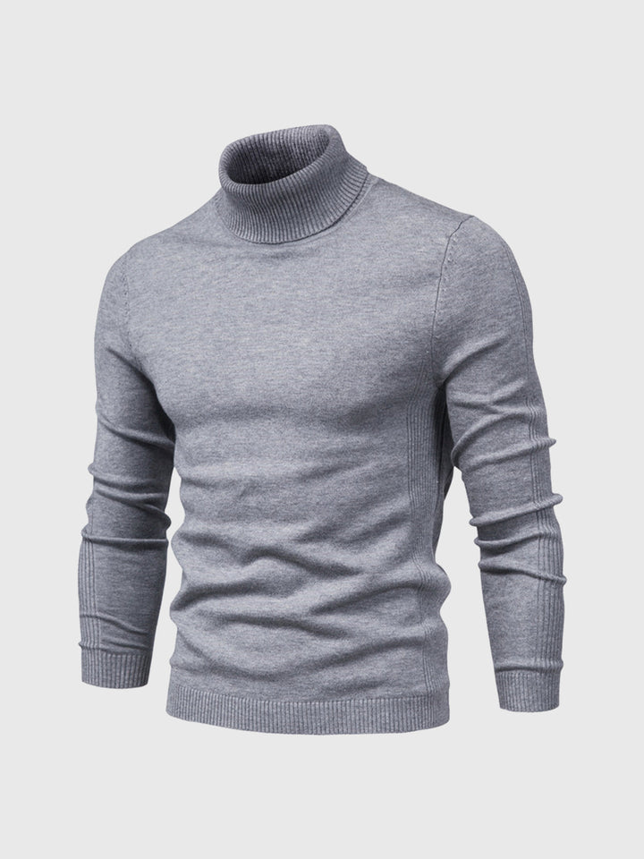 Schmal Geschnittener Rollkragenpullover Für Herren - Dario