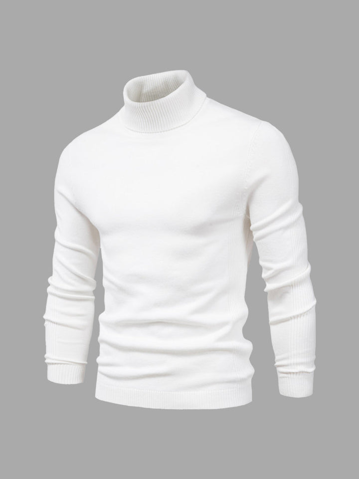 Schmal Geschnittener Rollkragenpullover Für Herren - Dario