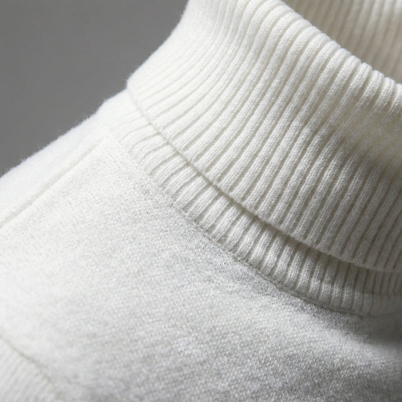 Schmal Geschnittener Rollkragenpullover Für Herren - Dario