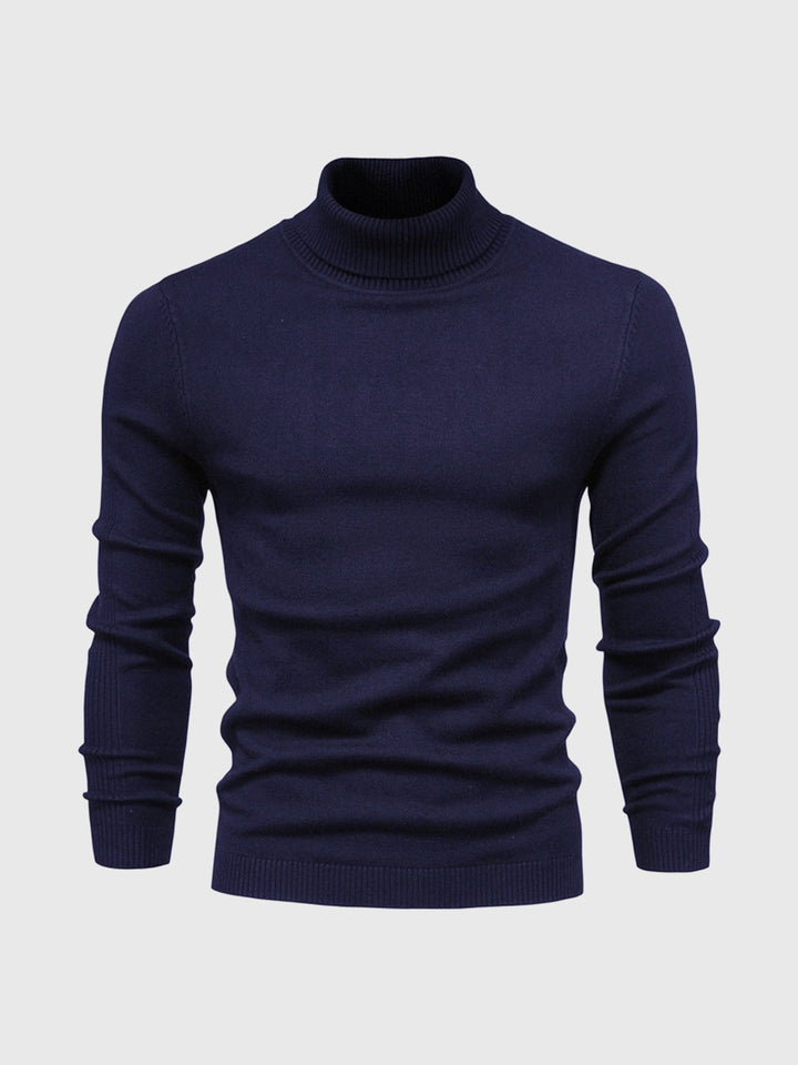 Schmal Geschnittener Rollkragenpullover Für Herren - Dario