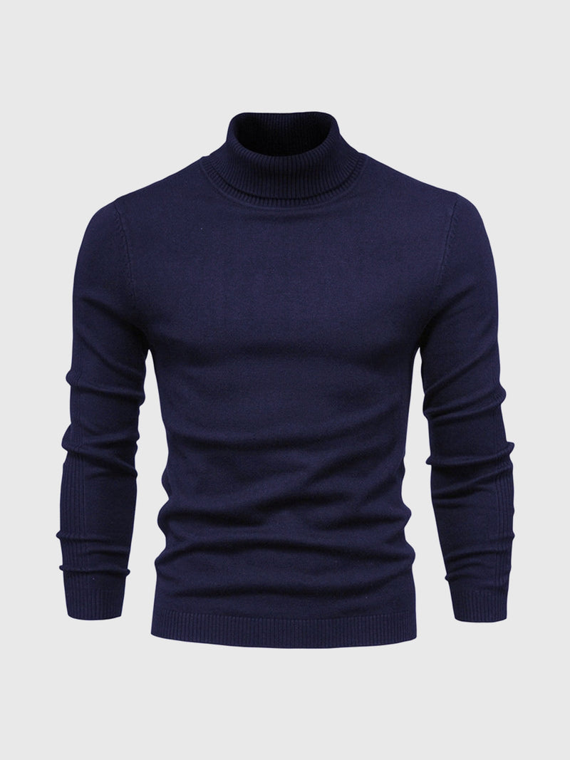 Schmal Geschnittener Rollkragenpullover Für Herren - Dario