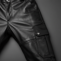 Schmale Motorradlederhose - Daryl