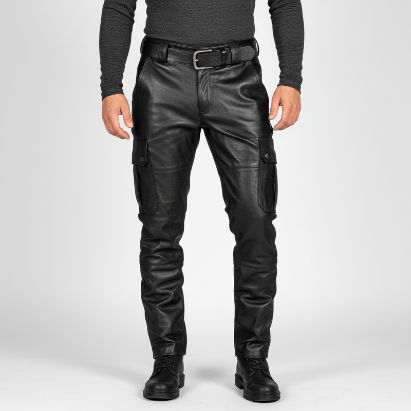 Schmale Motorradlederhose - Daryl