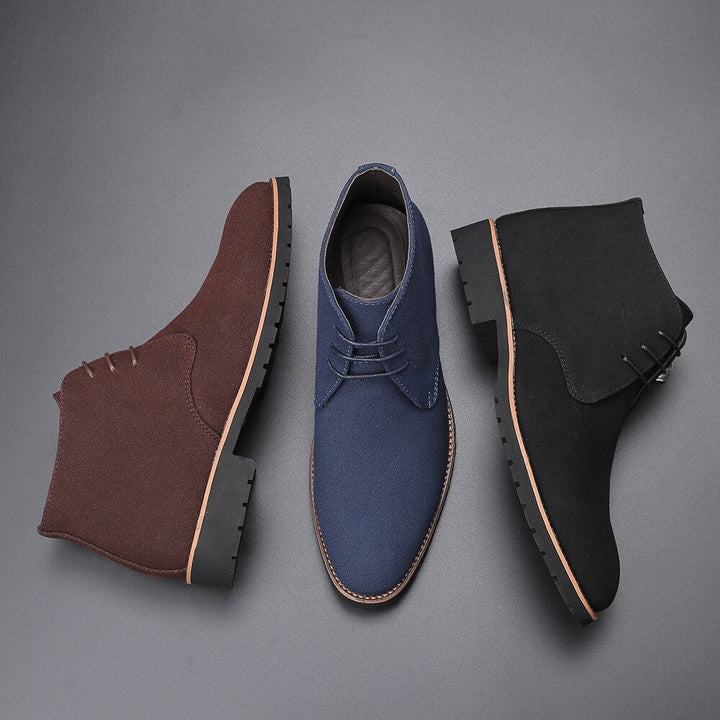 Leder Wildleder Stiefeletten für Herren - Hudson