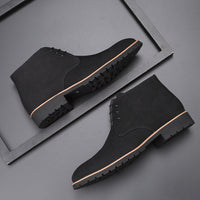 Leder Wildleder Stiefeletten für Herren - Hudson
