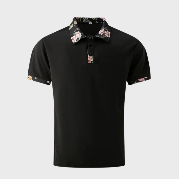 Herren-Poloshirt mit dezentem Druck - Noah
