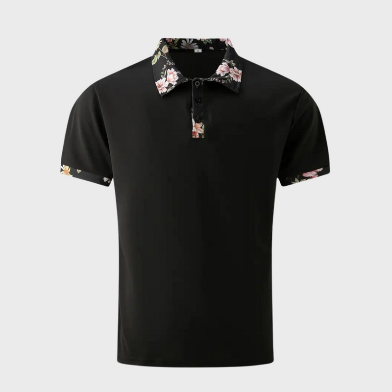 Herren-Poloshirt mit dezentem Druck - Noah