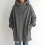 Oversized Damen Hoodie mit Reißverschluss und Kapuze – Meliora