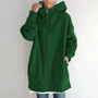 Oversized Damen Hoodie mit Reißverschluss und Kapuze – Meliora