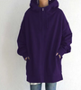 Oversized Damen Hoodie mit Reißverschluss und Kapuze – Meliora