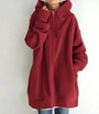 Oversized Damen Hoodie mit Reißverschluss und Kapuze – Meliora