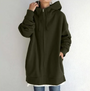 Oversized Damen Hoodie mit Reißverschluss und Kapuze – Meliora