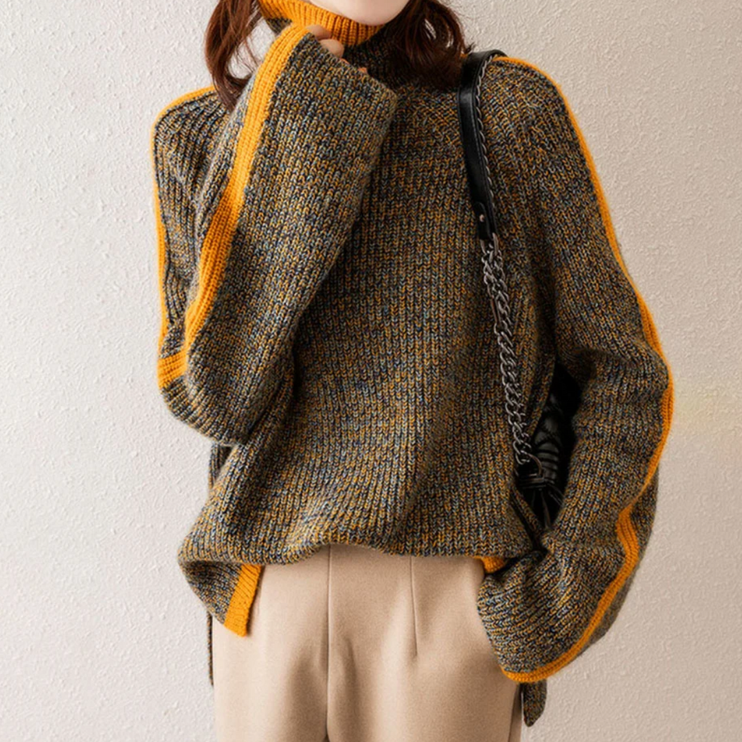 Bequemer und Warmer Damenrollkragenpullover - Tessa