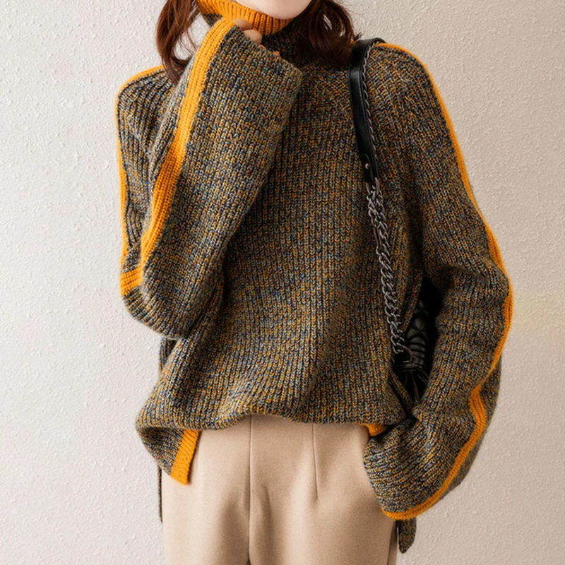 Bequemer und Warmer Damenrollkragenpullover - Tessa