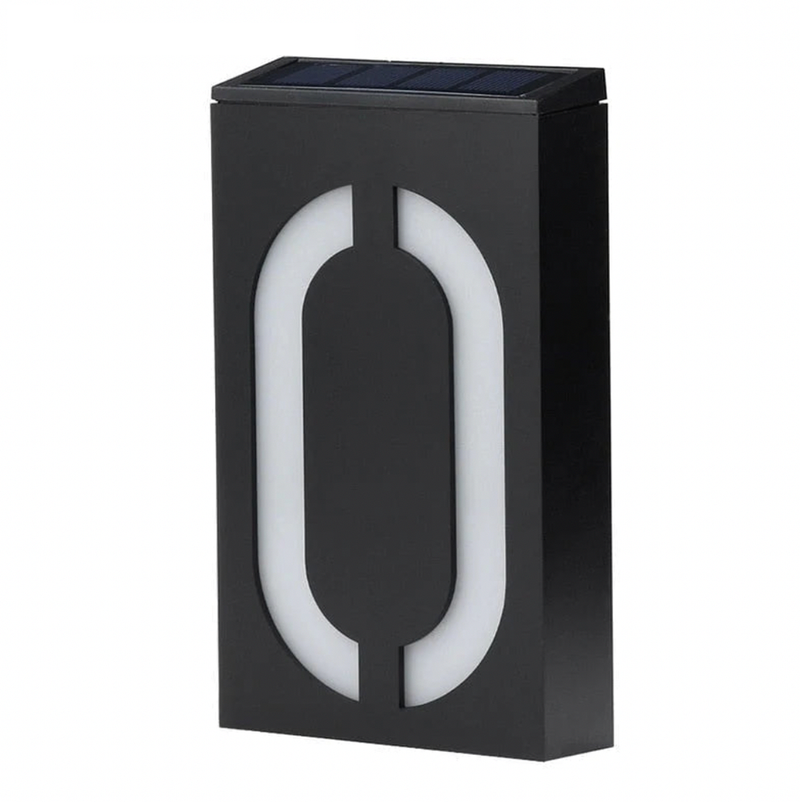 Verlicht Huisnummer op Zonne-energie - SolarSign