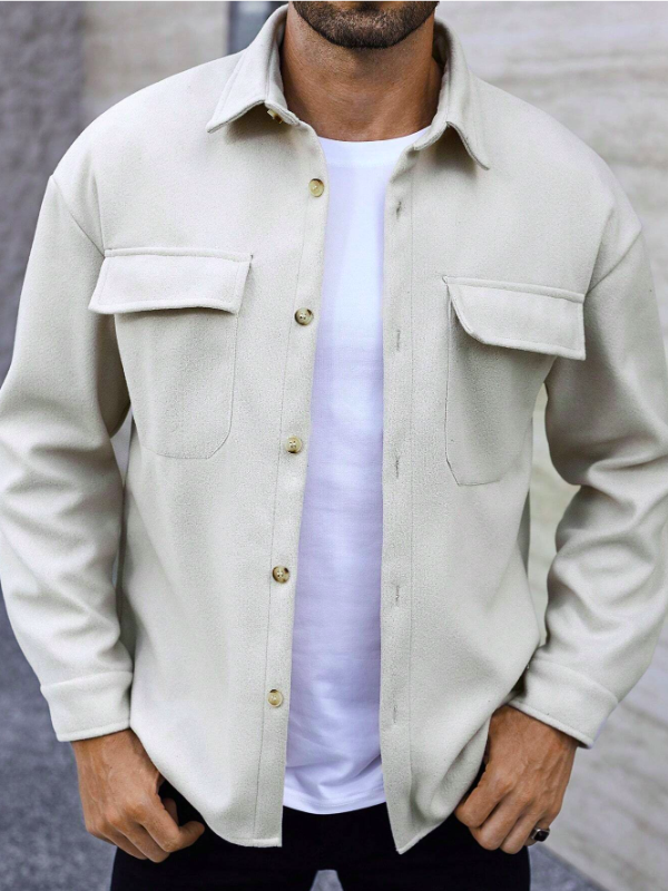 Herbst Herrenjacke mit Brusttaschen – Damian