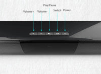 Draadloze Bluetooth Soundbar Stereo Speakersysteem met FM & USB – CineWave