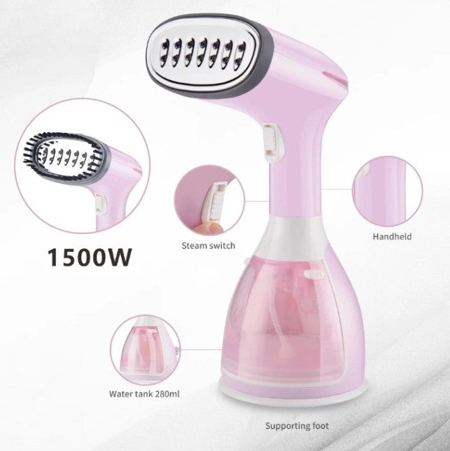 Vertikaler Kleidungsdampfer 280W schnelle Aufheizung 1500ml Tank – SteamFlow