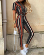 Trendiger Retro-Jumpsuit mit Knopfleiste - Velia