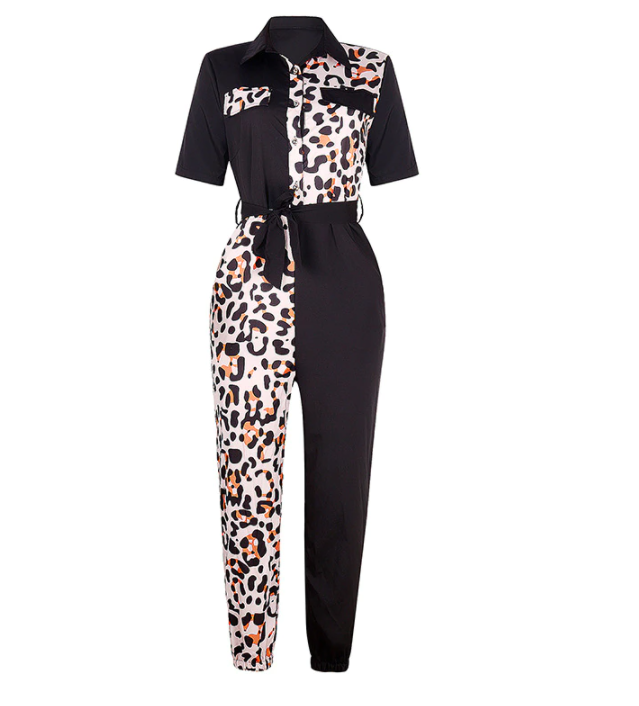 Trendy retro jumpsuit met knoopsluiting - Velia