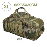 Large Tactical Travel Bag and Backpack - TrailTrek Duffle