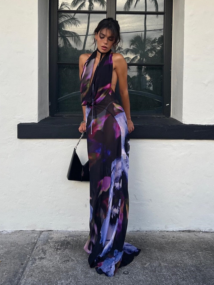 Rixt Kleid | Einzigartiges Abendkleid mit tiefem Rücken