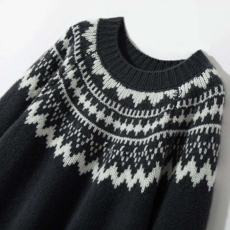Bequemer Gestrickter Pullover für Damen - Chloe