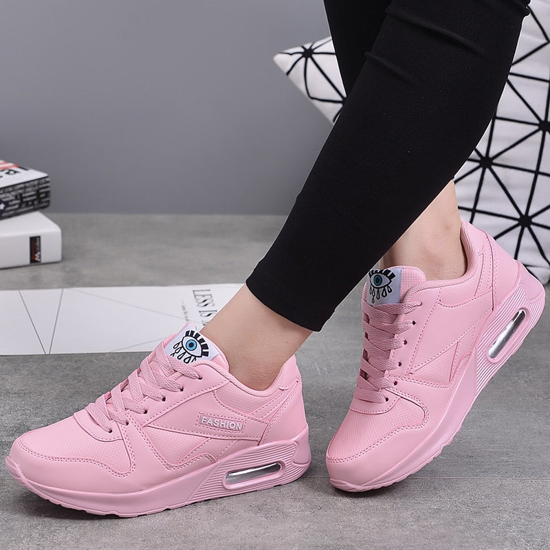 Stilvolle vegane Leder-Damensneaker - Valencia