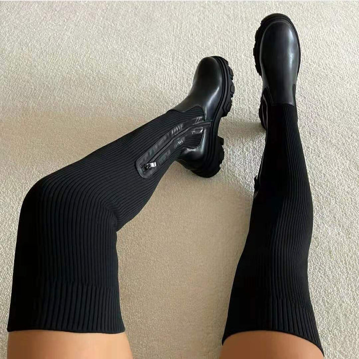 Overknee-Sockenstiefel - Luna