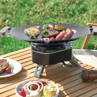 Portable Aluminum Grill Pan with Handles for Camping &amp; BBQ – Arlo