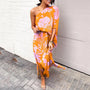 Kleid mit diagonaler Schulterlinie - Mila