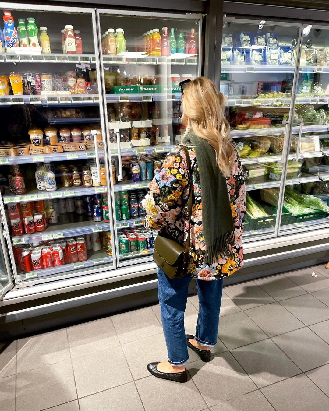 Gevoerde Dames Jas met Bloemenprint - Aurora