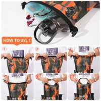 Wasserdichter Rucksack mit Nass-/Trockentrennung - AquaVault