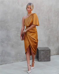 Silk Evening Dress - Amara