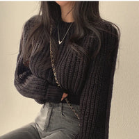 Lora Cropped Sweater | Loose & Stylish